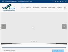 Tablet Screenshot of gtgtechnologygroup.com